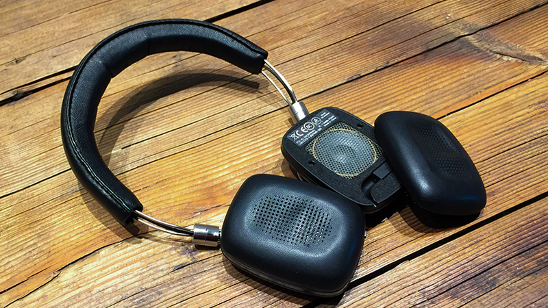 On-ear headphones rest on your ears.